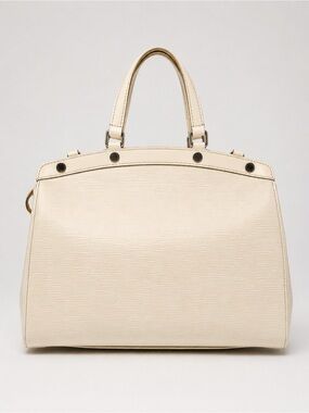 Louis Vuitton Epi Leather Ivory Doctor Bag Top Handle Satchel Vintage